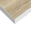 vidaXL seinariiulid, 4 tk, tamm ja valge, 50 x 23 x 3,8 cm MDF