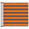 vidaXL R&otilde;du Eesriie Oranž ja pruun 100 x 700 cm Oxfordi kangas