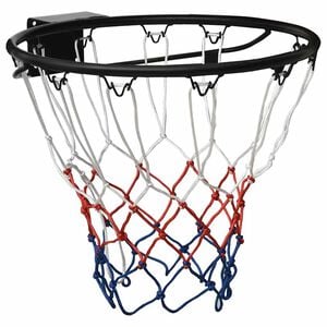 vidaXL korvpallikorv, must, 45 cm, teras