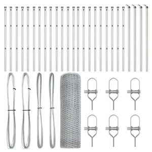 vidaXL Aiapost H&otilde;bedane 50 x 0,5 m (25 mm v&otilde;rk) Teras