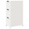 vidaXL virnastatav ratastega hoiukast 3astmeline 75 L 64x39,5x110,5 cm
