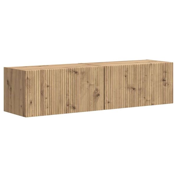 vidaXL TV Seina Kapp 2 pcs Artisani tamme 60 x 31 x 29,5 cm Tehispuit