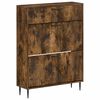 vidaXL Kinga kapp HAARLEM 78 x 24 x 103 cm Tehispuit Suitsutatud tamm