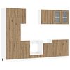 vidaXL K&ouml;&ouml;k &uuml;ksus Lyon 8 pcs Artisan tamm Tehispuit