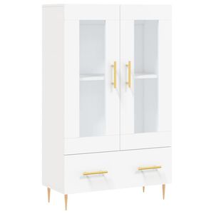 vidaXL k&otilde;rge kapp, valge, 69,5 x 31 x 115 cm, tehispuit