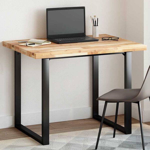 vidaXL lauaplaat, ristkülik, 100x80x4 cm, akaatsiapuit