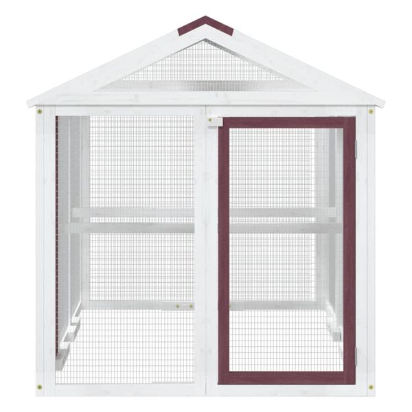 vidaXL aedik, mocha, 141 x 94 x 104 cm, m&auml;nnipuit