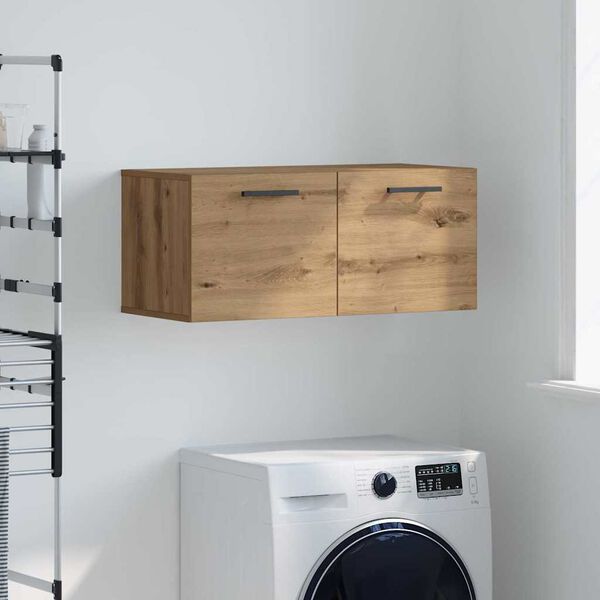 vidaXL Seinekapp k&auml;sit&ouml;&ouml;tamm 80 x 36.5 x 35 cm Tehispuit