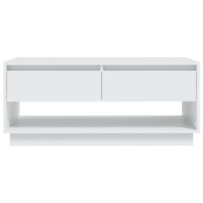 vidaXL kohvilaud, valge, 102,5 x 55 x 44 cm, puitlaastplaat