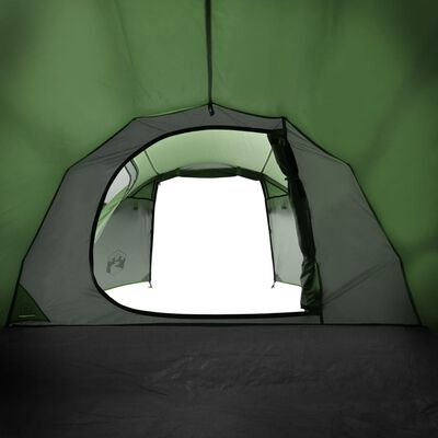 vidaXL matkatelk 2 inimesele, tunnel, roheline, veekindel