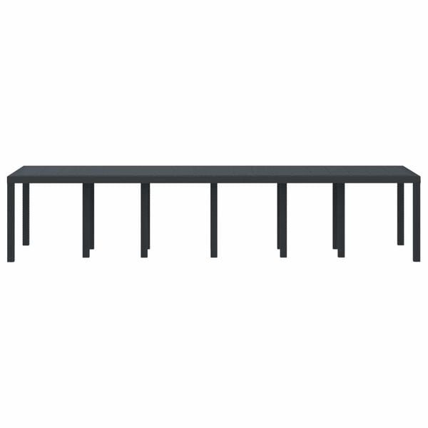 vidaXL Aia Toitlustamis Laua Antratsiit 350 x 100 x 73 cm pol&uuml;rotang