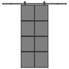 vidaXL l&uuml;kanduks riistvarakomplektiga 90x205 cm karastatud klaas