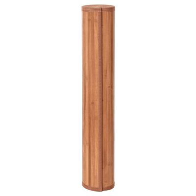 vidaXL vaip, ristkülikukujuline, pruun, 100 x 400 cm, bambus