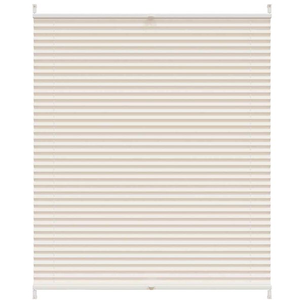 Plisseekardin 110 x 125 cm kreemjas