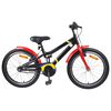 vidaXL Laste Bike 24 Tolli 8-12 aastastele Must Punane