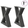 vidaXL kohvilaua jalad 2 tk, antratsiithall, 30 x (30-31,3) cm, teras
