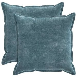 vidaXL Diivanipadi 2 pcs HOUTEN Sinine 60 x 60 cm &Scaron;en&uuml;&uuml;lfabric