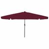 vidaXL Aedapara Bordeaux punane 395 x 395 x 245 cm Pol&uuml;ester