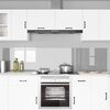 vidaXL Kögi Splashback 2 pcs Helehall 110 x 50 cm karastatud klaas