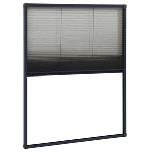 vidaXL plisseeritud putukav&otilde;rk aknale alumiinium antratsiit 60x80 cm