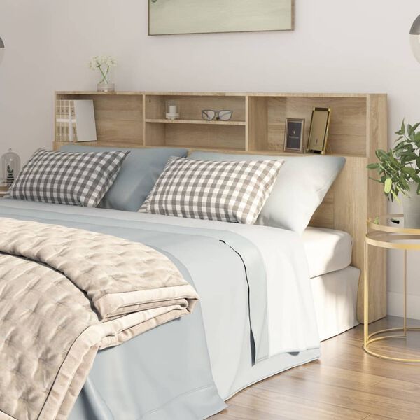 vidaXL voodipeatsi kapp Sonoma tamm 200x19x103,5 cm