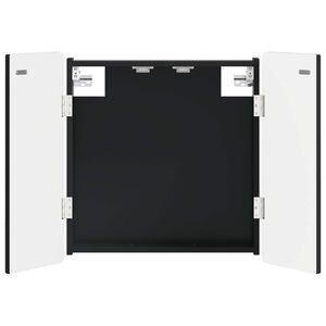 vidaXL Dartboardi kapp ZWOLLE Must 52,5 x 10,5 x 57,5 cm Tehispuit