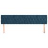 vidaXL voodipeatsid, tumesinine, 180x7x78/88 cm, samet