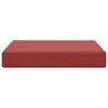 vidaXL V&auml;lim&ouml;&ouml;blitugi patja Veinipunane 60 x 60 x 8 cm Pol&uuml;ester