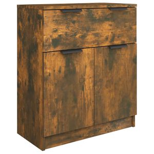 vidaXL puhvetkapp, suitsutatud tamm, 60x30x70 cm tehispuit