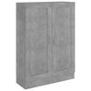 vidaXL raamaturiiul betoonhall 82,5 x 30,5 x 115 cm tehispuit