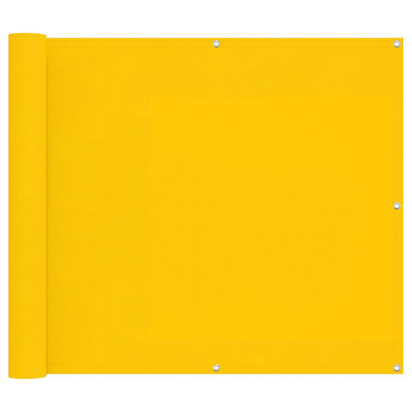 vidaXL R&otilde;du Eesriie Kollane 90 x 200 cm PU kaetud Oxford alu