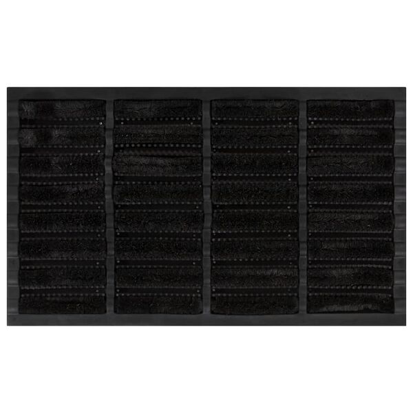 vidaXL uksematt, ristk&uuml;lik, 45x75 cm, kumm ja kookoskiud