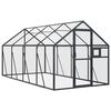 vidaXL linnumaja, antratsiit, 1,79x4x1,85 m alumiinium
