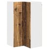 vidaXL Seinaja nurkade kapp PORTO Vana puit 57 x 57 x 100 cm Tehispuit