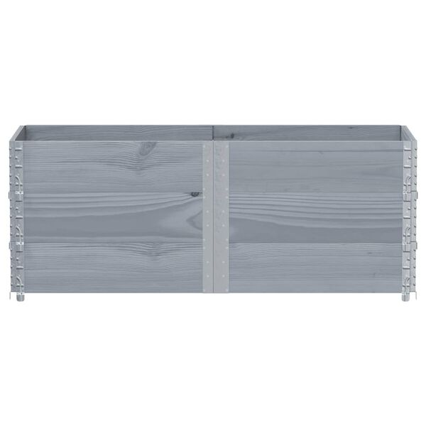 vidaXL aia taimekast, hall, 150 x 50 cm, m&auml;nnipuit