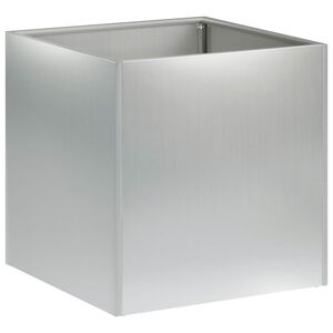vidaXL Aia istutuspot H&otilde;bedane 35 x 35 x 35 cm Tsingitud teras