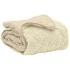vidaXL Suvised teki cream 240 x 260 cm Mikrokiud ja Teddy villa