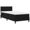vidaXL Karbi vedrumadrats LED-ribadega peaga Must 80 x 200 cm kangas