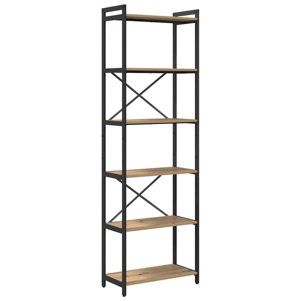 vidaXL Raamatukapp K&auml;sit&ouml;&ouml;puu 40 x 30 x 85 cm Tehispuit