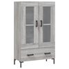 vidaXL k&otilde;rge kapp, hall Sonoma tamm, 69,5 x 31 x 115 cm, tehispuit