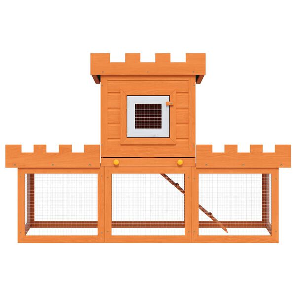 vidaXL &otilde;ues kasutatav suur k&uuml;&uuml;likupuur, &uuml;he majakesega