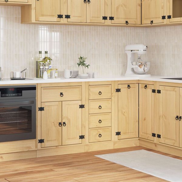 vidaXL Kapp sahtliga SKI Meepruun 40 x 46 x 81 cm Tahke m&auml;nd