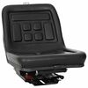 vidaXL Traktoriseat, millel on rippumine Must 39,5 x 52 x 43 cm