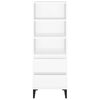 vidaXL kõrge kapp, valge, 40 x 36 x 110 cm, tehispuit