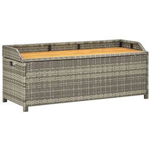 vidaXL aia hoiupink 120 cm, pol&uuml;rotang, hall