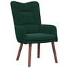 vidaXL Tugitool Tume rohelise 63 x 67 x 94 cm Samet