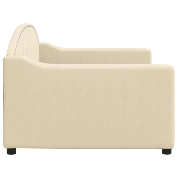 vidaXL p&auml;evavoodi, kreemjas, 90 x 200 cm, kangas