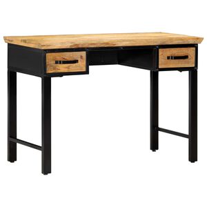 vidaXL kirjutuslaud 110 x 50 x 76 cm, toekas mangopuit