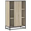 vidaXL Highboard Sonoma tamm 68x35x106,5 cm inseneritud puit ja metall