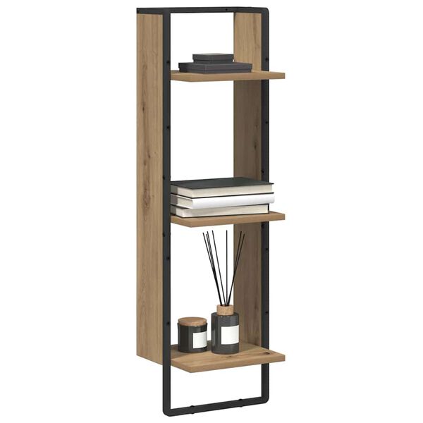 vidaXL Seinariiul riiuliga K&auml;sit&ouml;&ouml;puu 30 x 25 x 100 cm Tehispuit